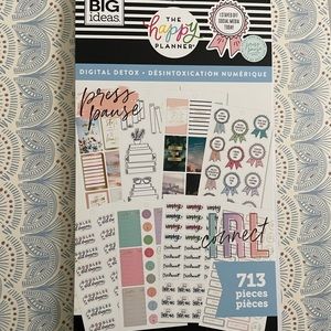 Digital Detox: New and unused sticker book